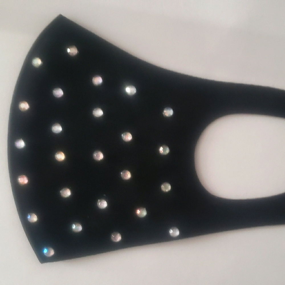 Rhinestones Gems face mask